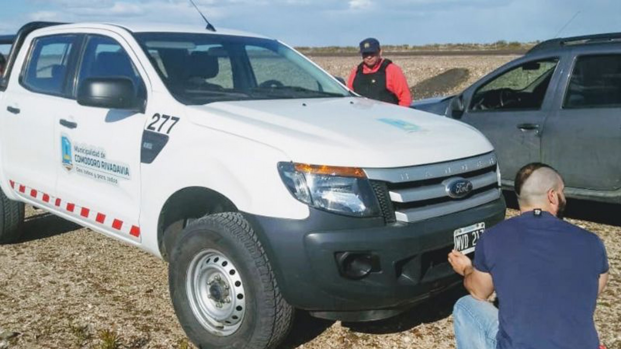 Habían robado una camioneta a la Municipalidad de Comodoro, la encontraron abandonada en la ruta