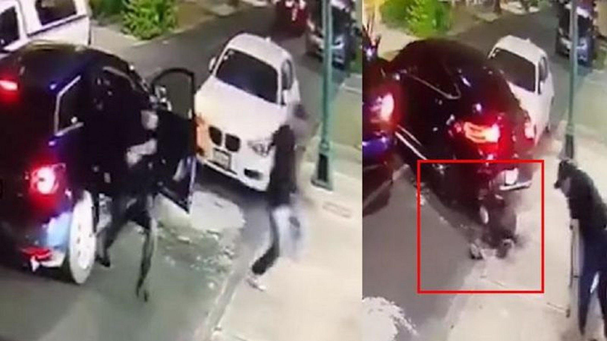 Video viral: Delincuentes intentan una “entradera” y terminan siendo atropellados