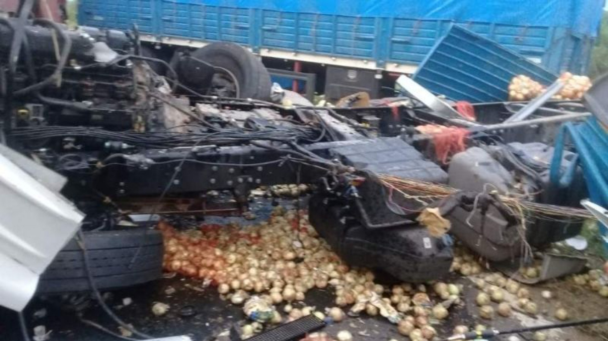 Choque entre dos camiones en Formosa