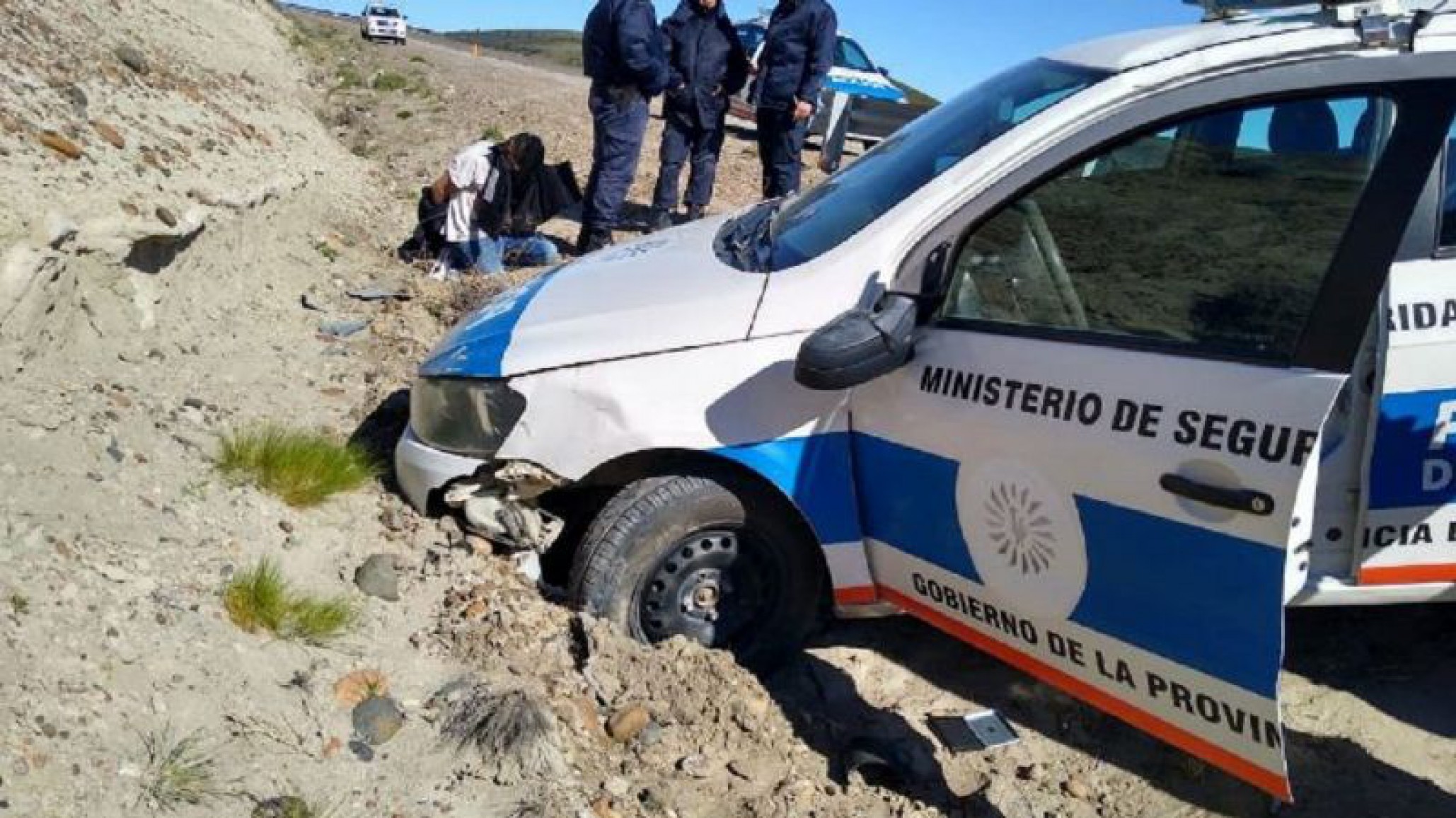 Encontraron al hombre que se había robado un patrullero en Sarmiento