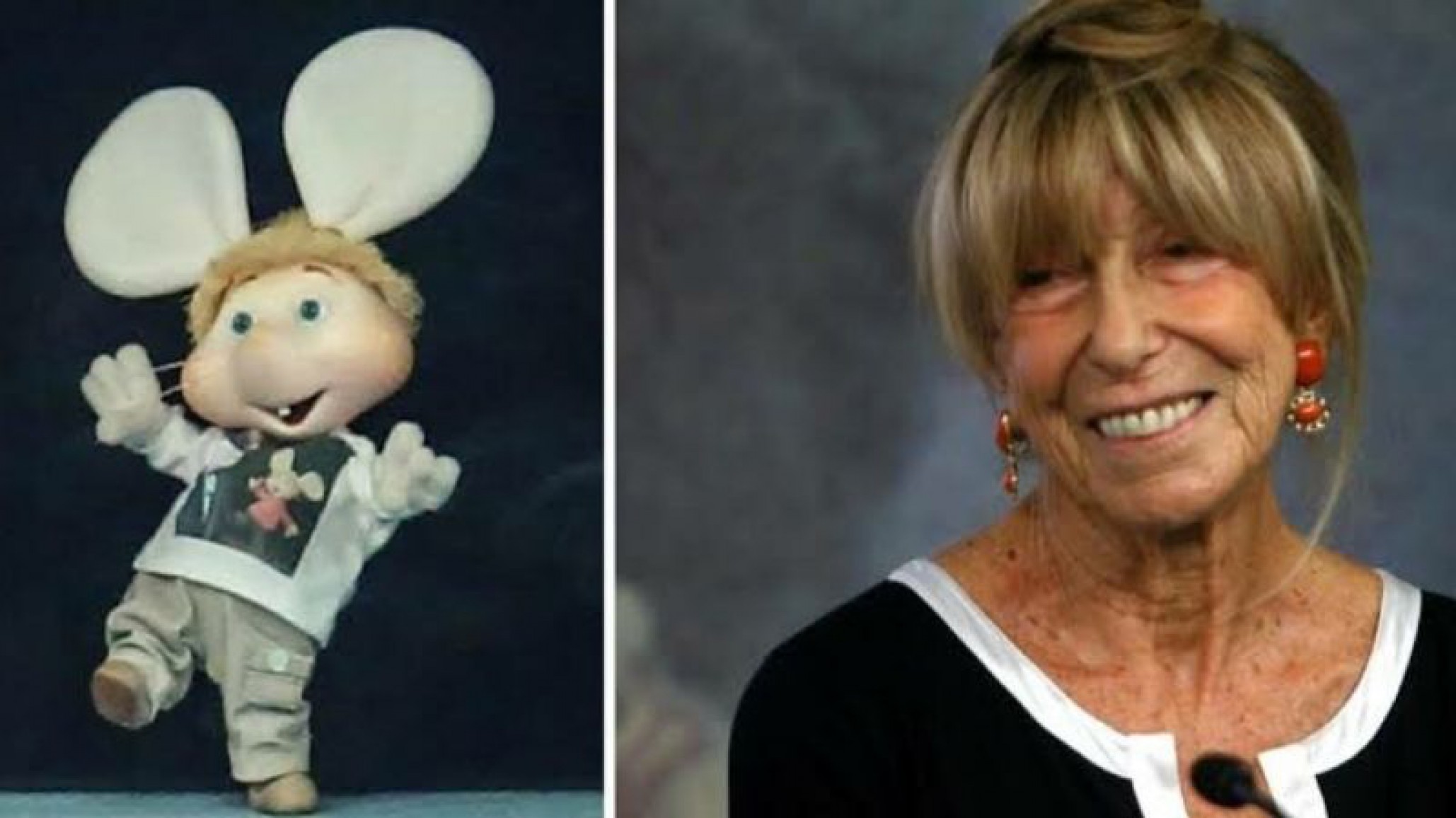 Murió María Perego, fue la creadora de Topo Gigio