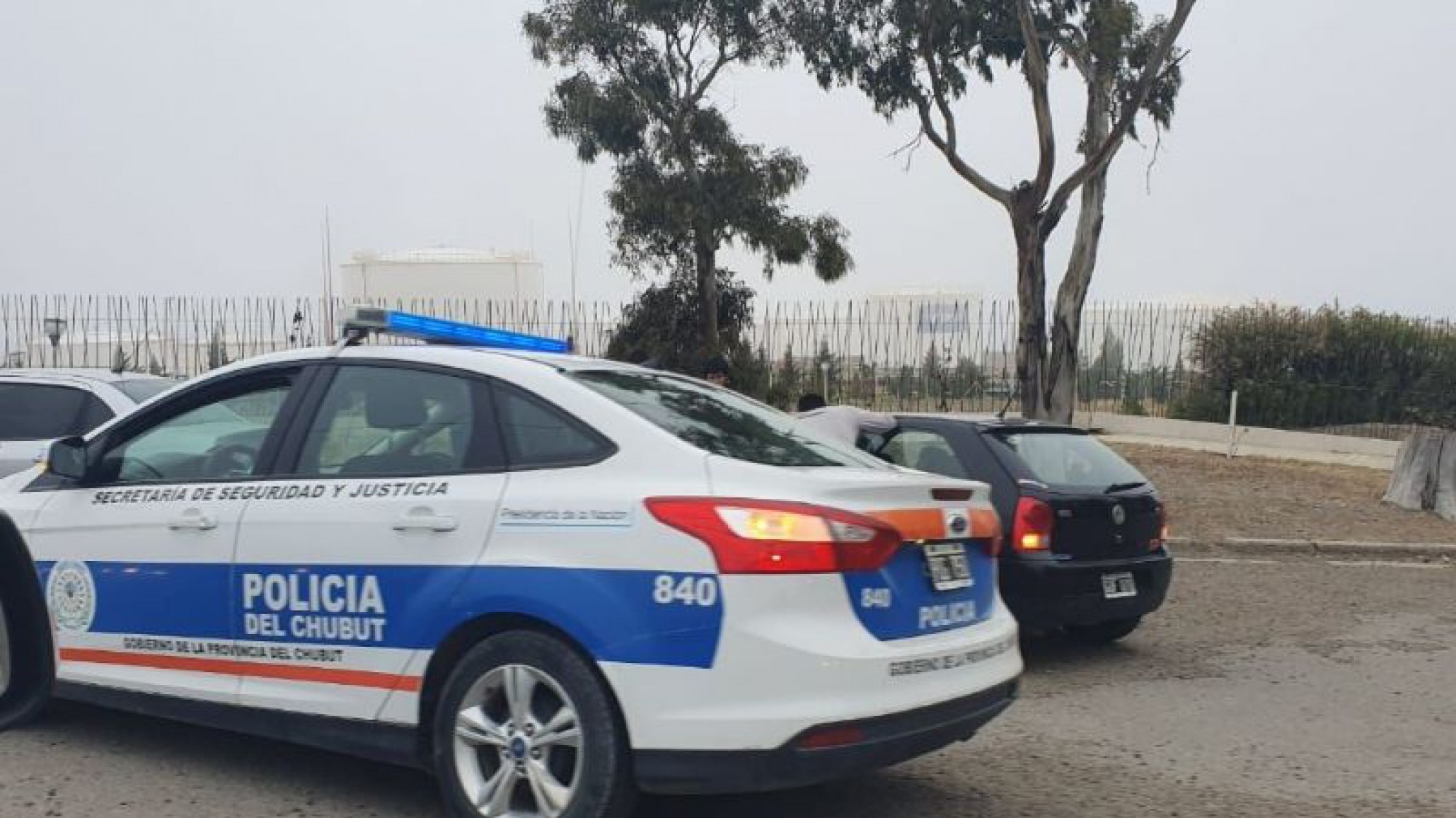 Choque en Chalet Huergo: Precaución al circular