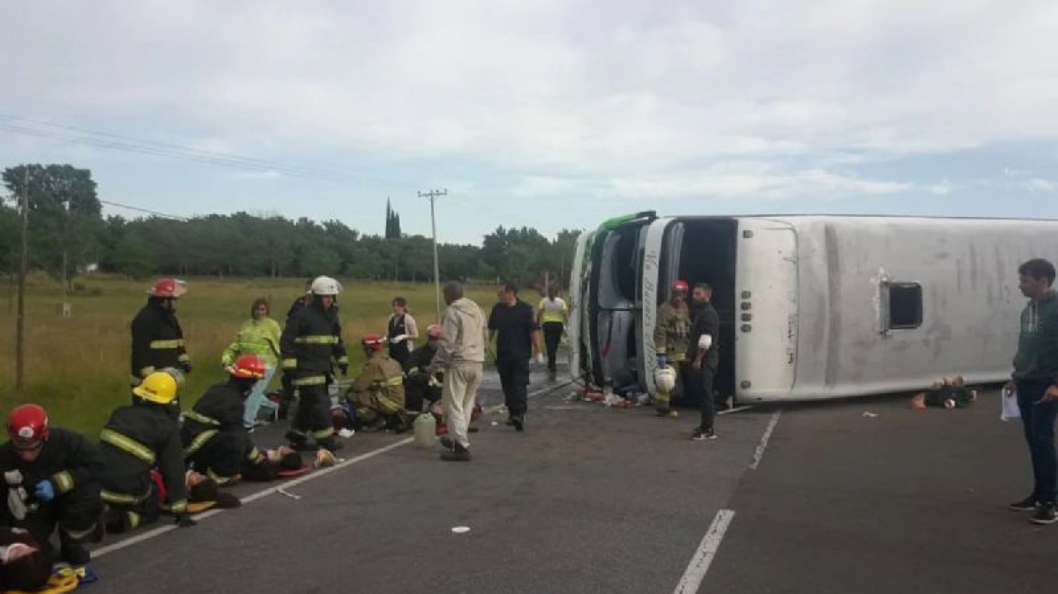 Explicación del conductor del micro tras la tragedia: “Pisé la banquina y se me fue