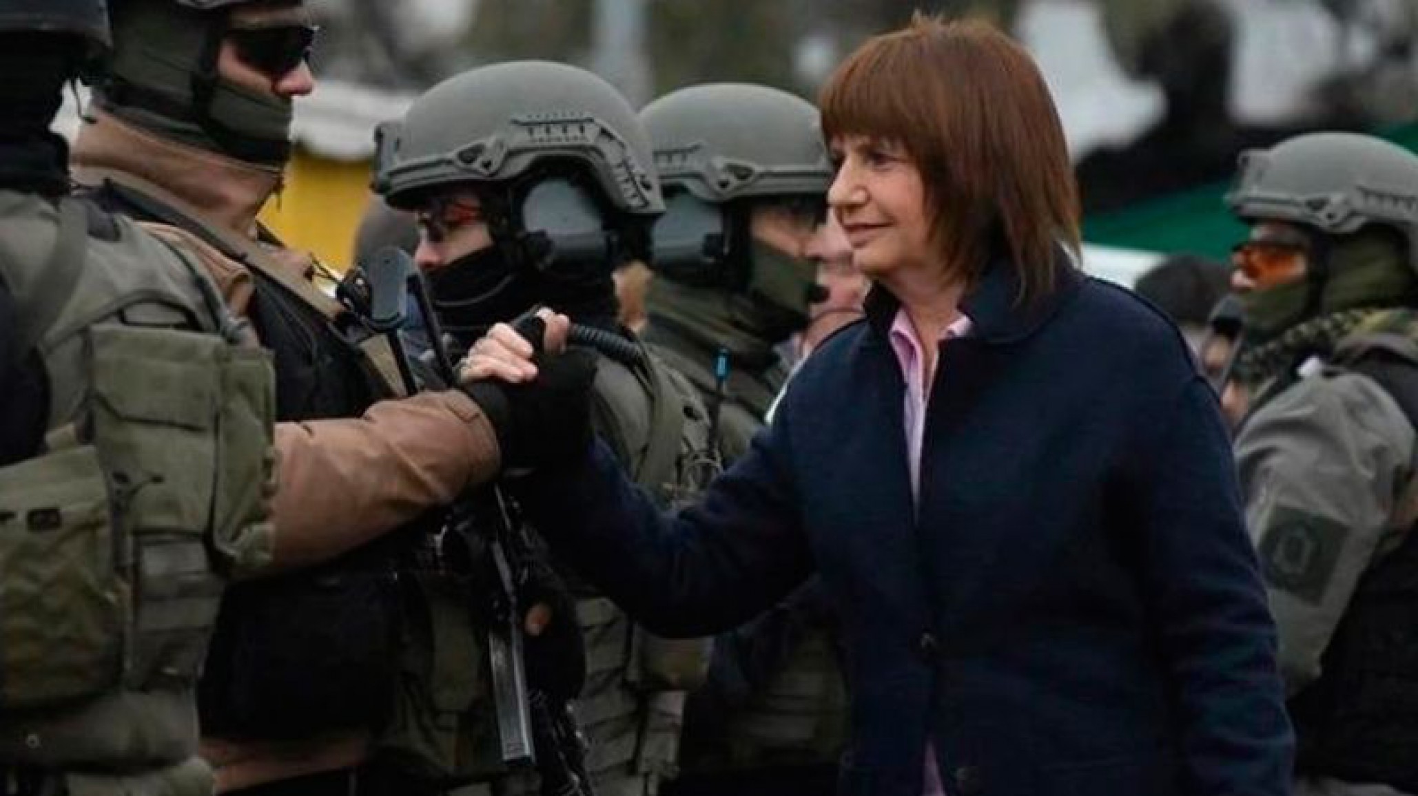 Patricia Bullrich se despide del Ministerio de Seguridad con un homenaje a las fuerzas federales