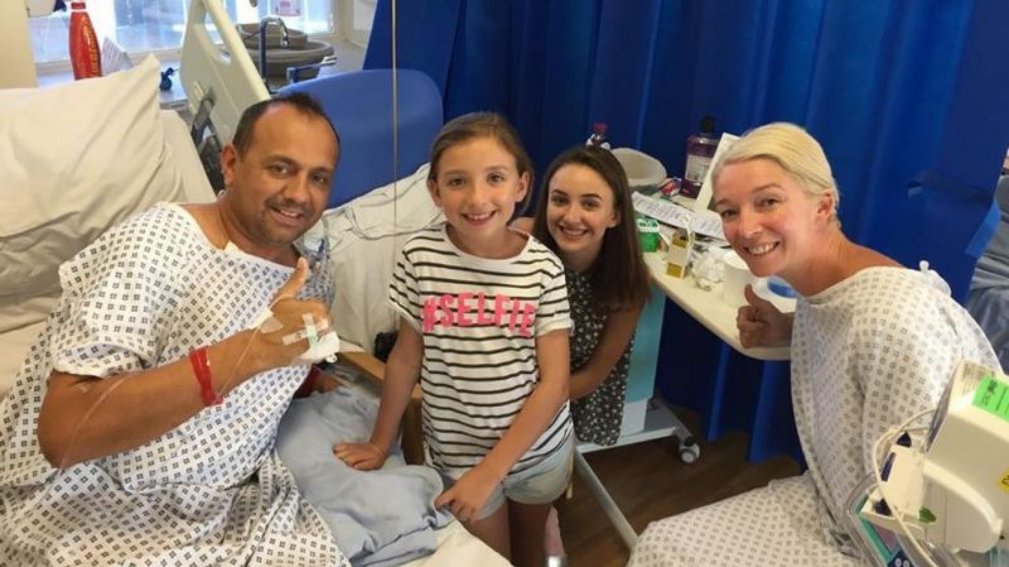 Una mujer le donó un riñón a su ex esposo para que sus hijas no se queden sin papá