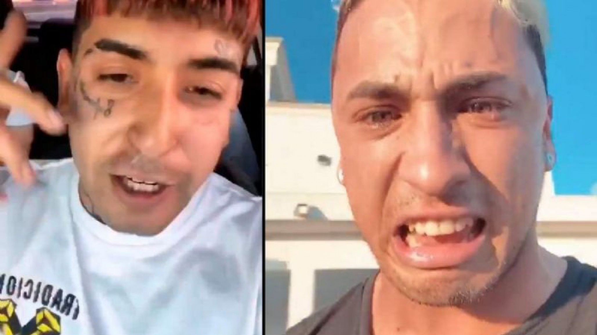 El influencer Yao Cabrera golpeó a Coqeéin Montana y lo mostró en las redes sociales