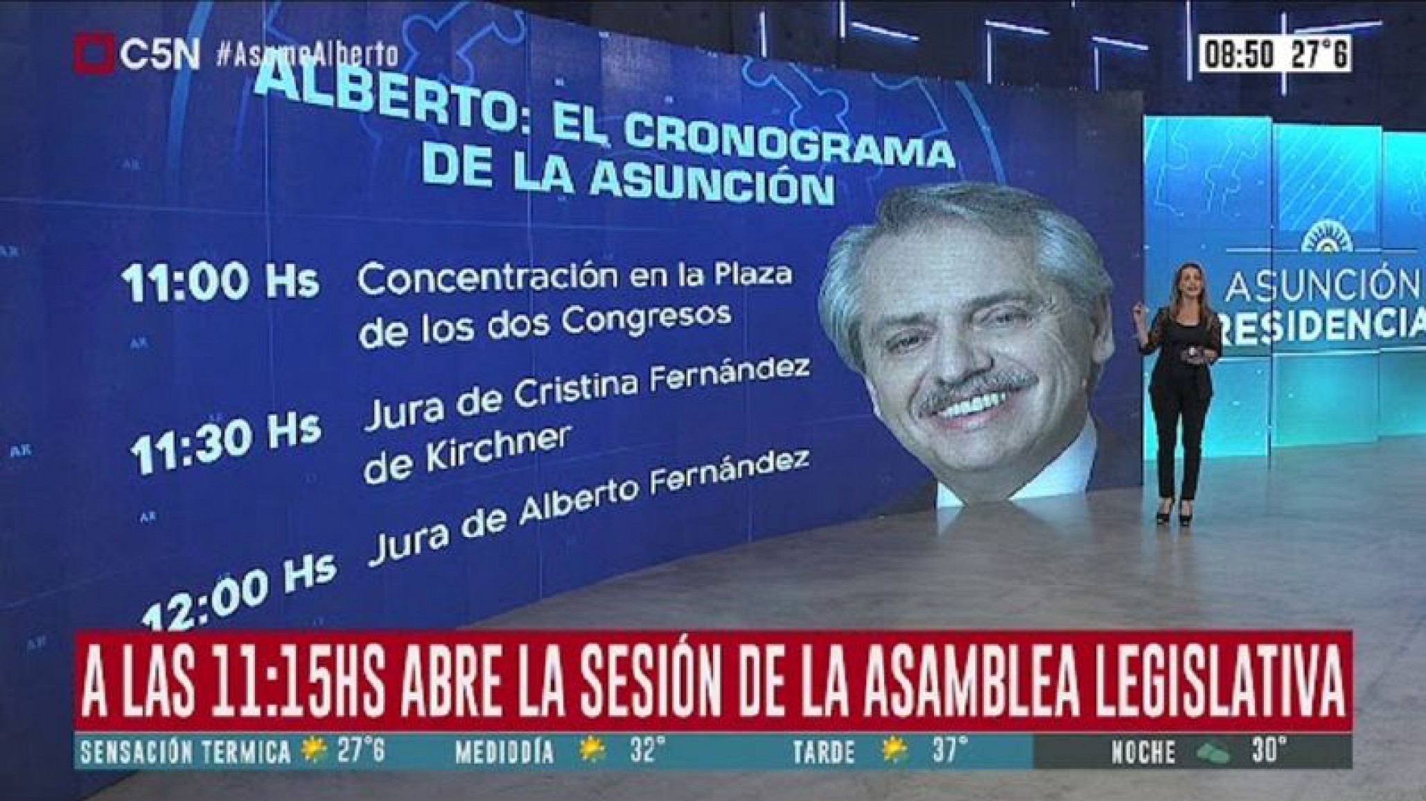 Gracias al Traspaso de Mando C5N lideró el rating en Argentina