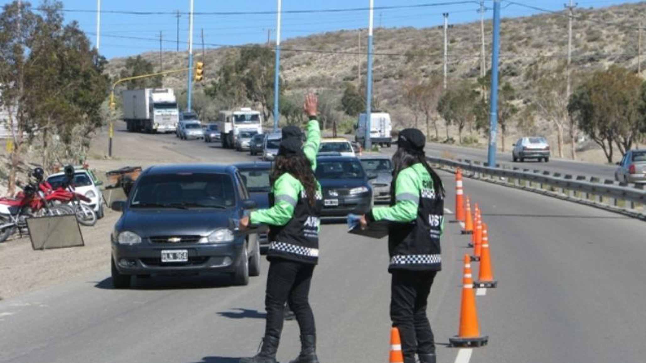 Comodoro Navideño: Los controles de tránsito fueron positivos y no hubieron incidentes