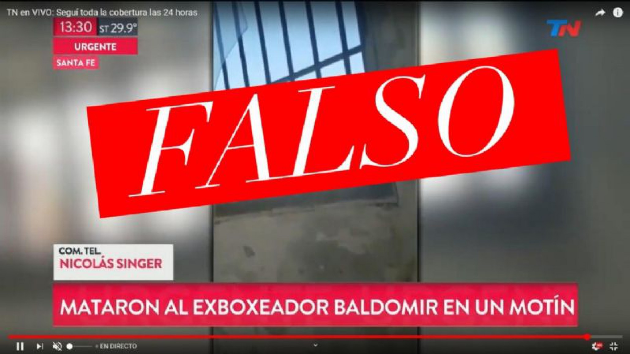 Desmienten que murió el boxeador Tata Baldomir en motín de cárcel de Las Flores