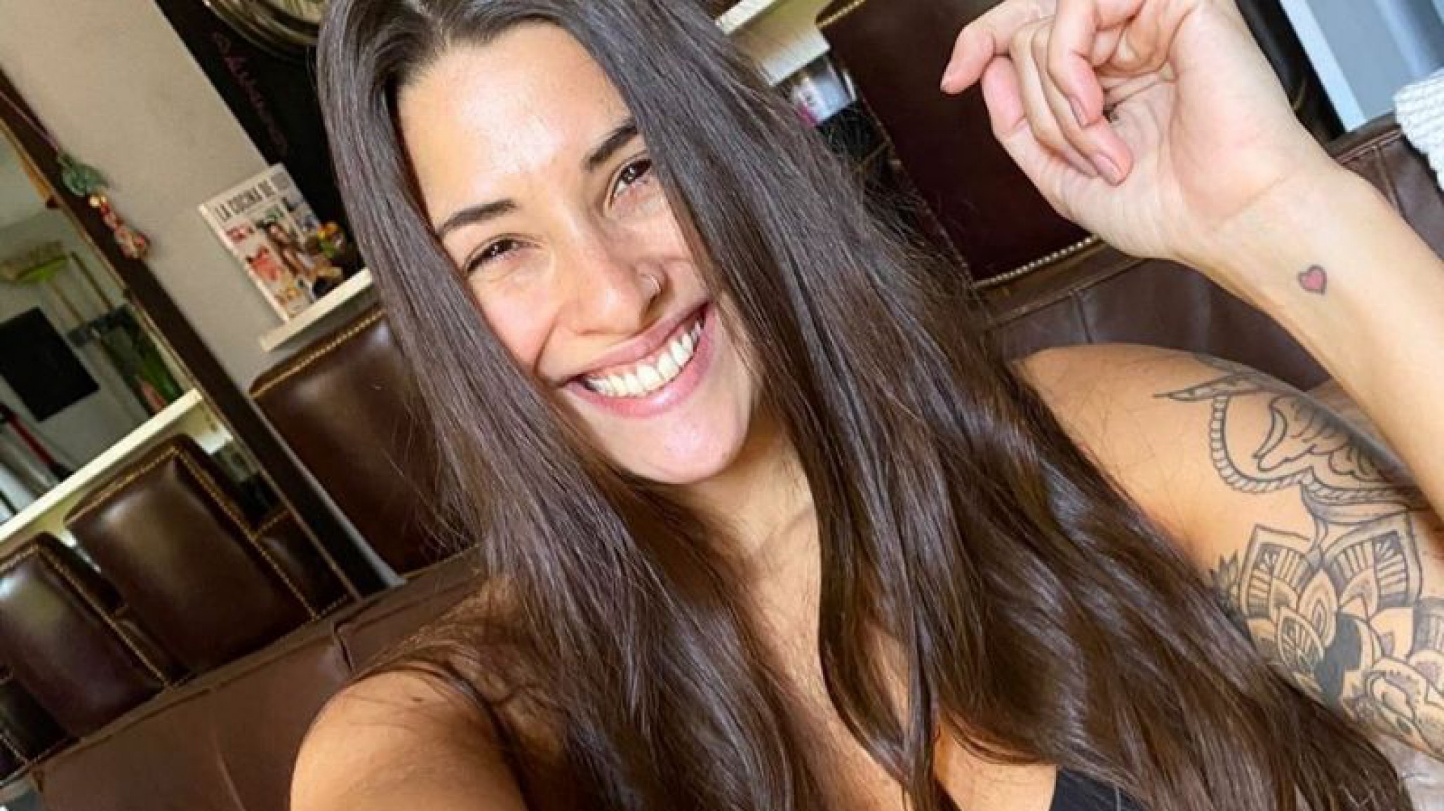 ¡No dejó nada a la imaginación! Ivana Nadal encendió las redes desde su cama