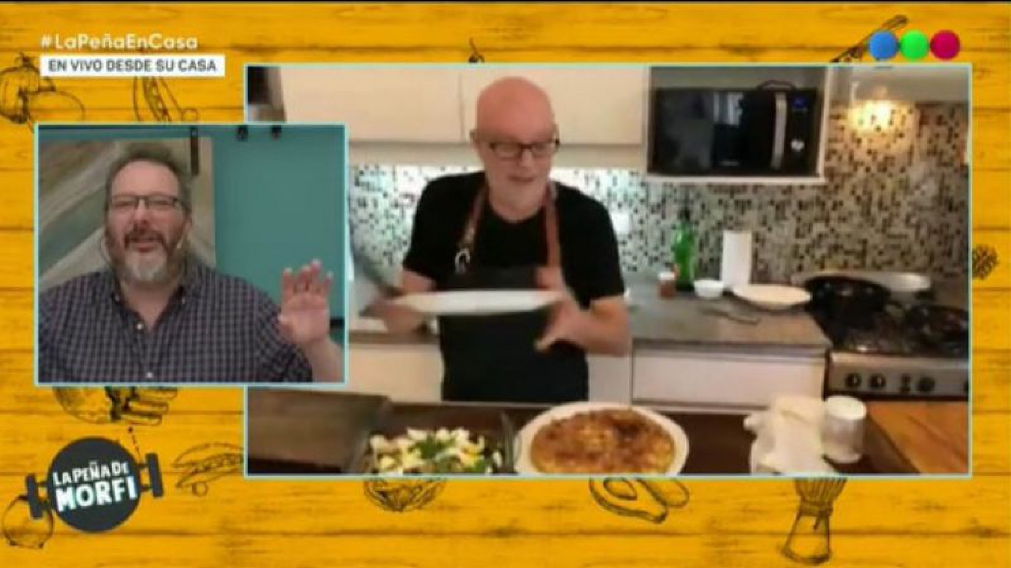 Juan Carlos Baglietto cocinó en vivo y dio un tip para ahorrar huevos. Qué?