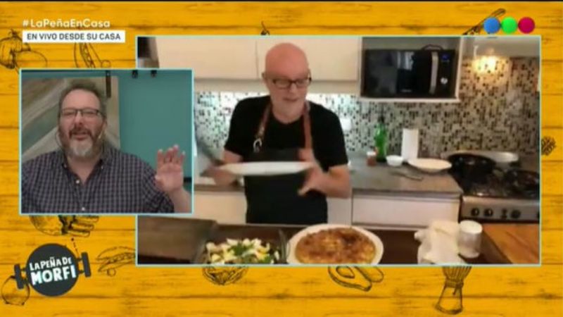 Juan Carlos Baglietto cocinó en vivo y dio un tip para ahorrar huevos. Qué?