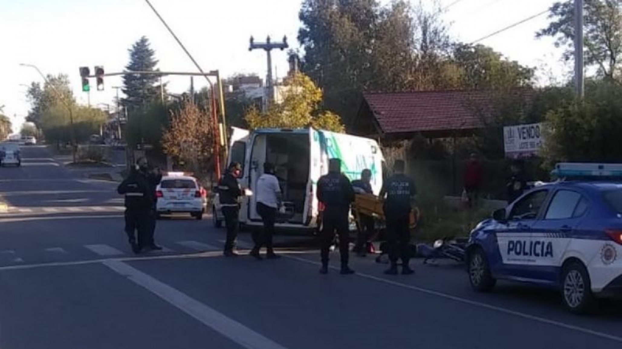 Brutal Accidente: Delivery perdió un ojo y está grave