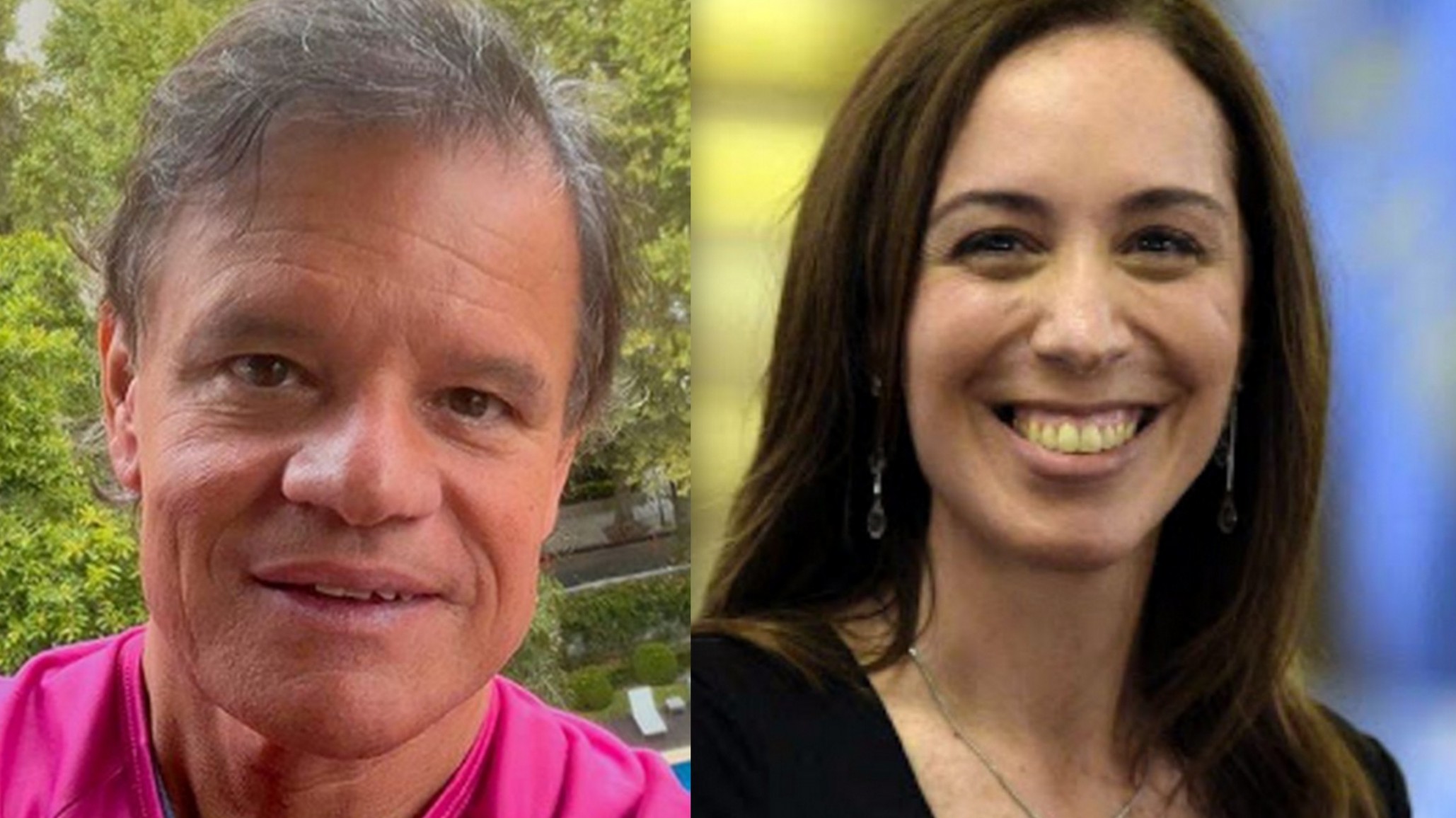 María Eugenia Vidal y Quique Sacco ¿En casas separadas y separados?