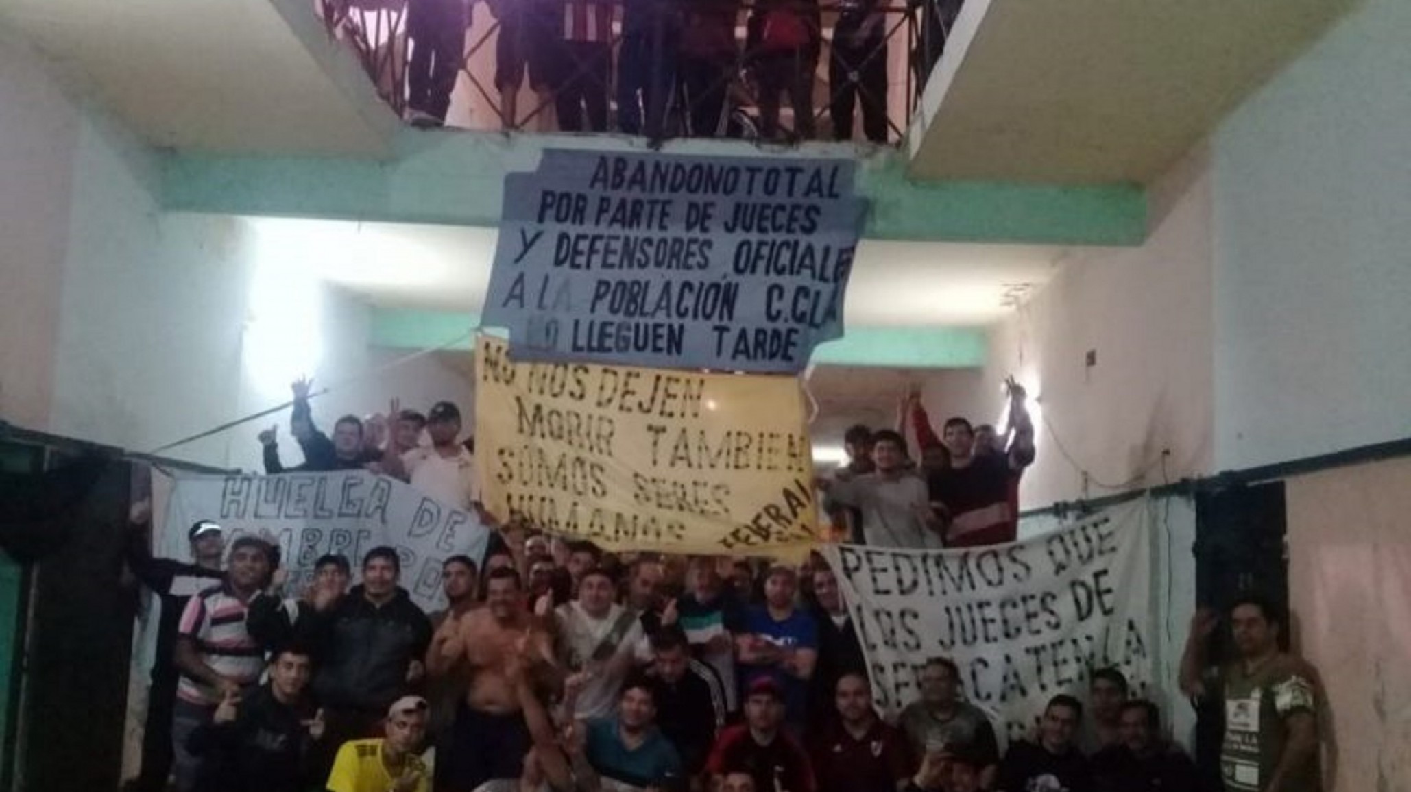 Presos en huelga de hambre por la pandemia