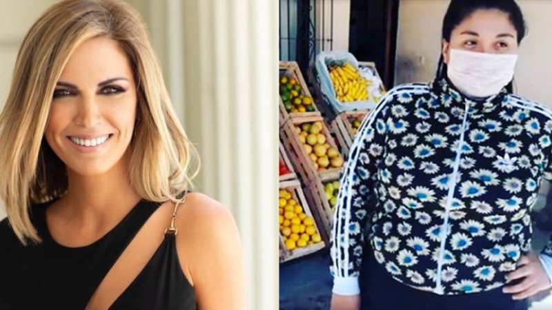Viviana Canosa felicitó a la joven salteña que se puso una verdulería con el bono de 10 mil pesos