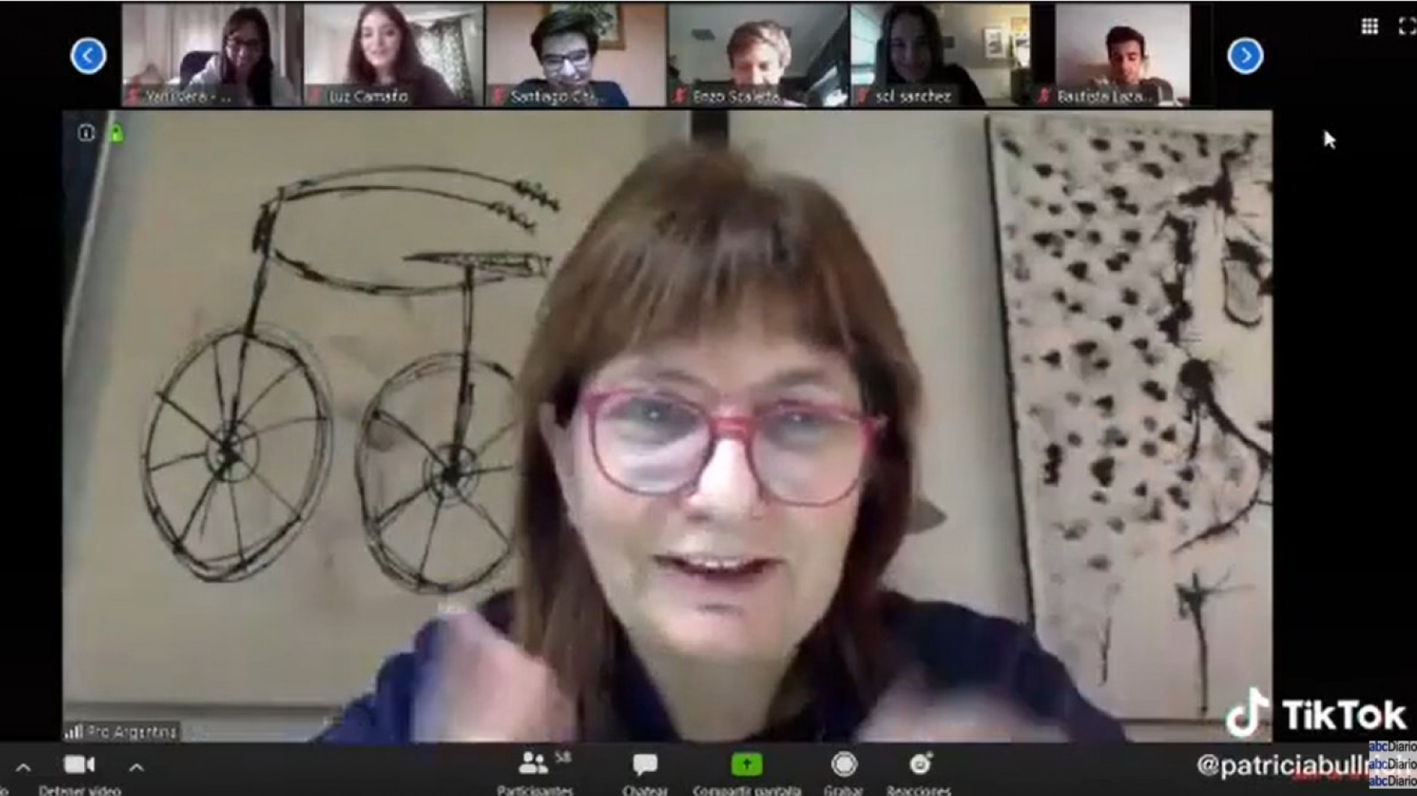 Patricia Bullrich también está en Tik Tok ¿La viste?