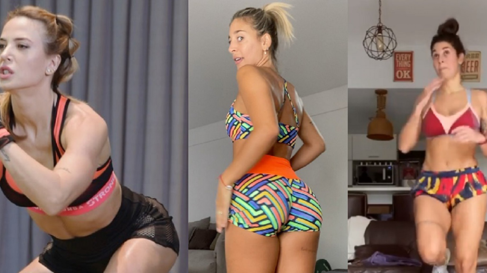 ¡Glúteos de acero! Jesica Cirio vs Ivana Nadal y Sol Pérez