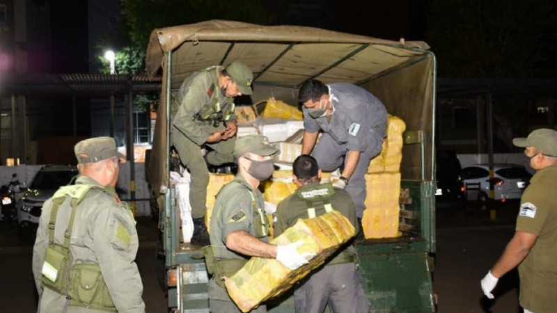Cruzaban el Río Paraná: Secuestraron 3192 kilos de marihuana