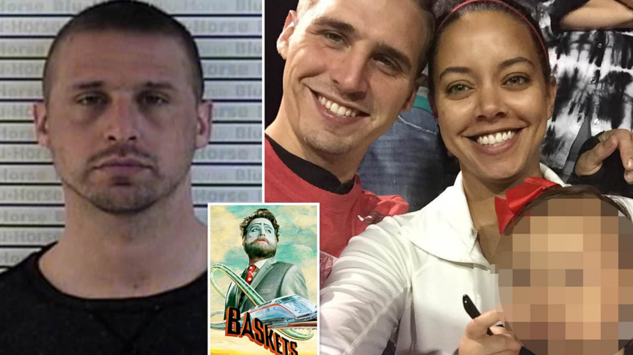 Hagen Mills, actor de la serie Baskets, se suicidó tras intentar matar a la madre de su hija