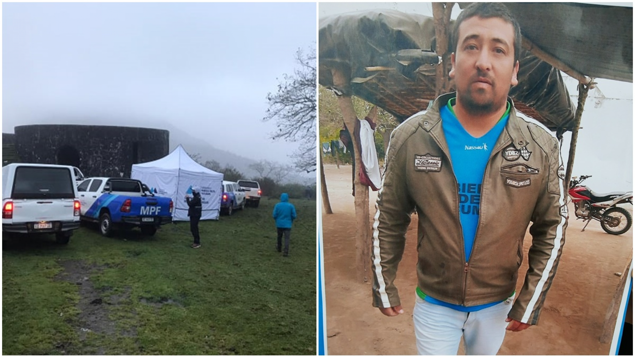 Apareció el cuerpo de Luis Espinoza en un precipicio