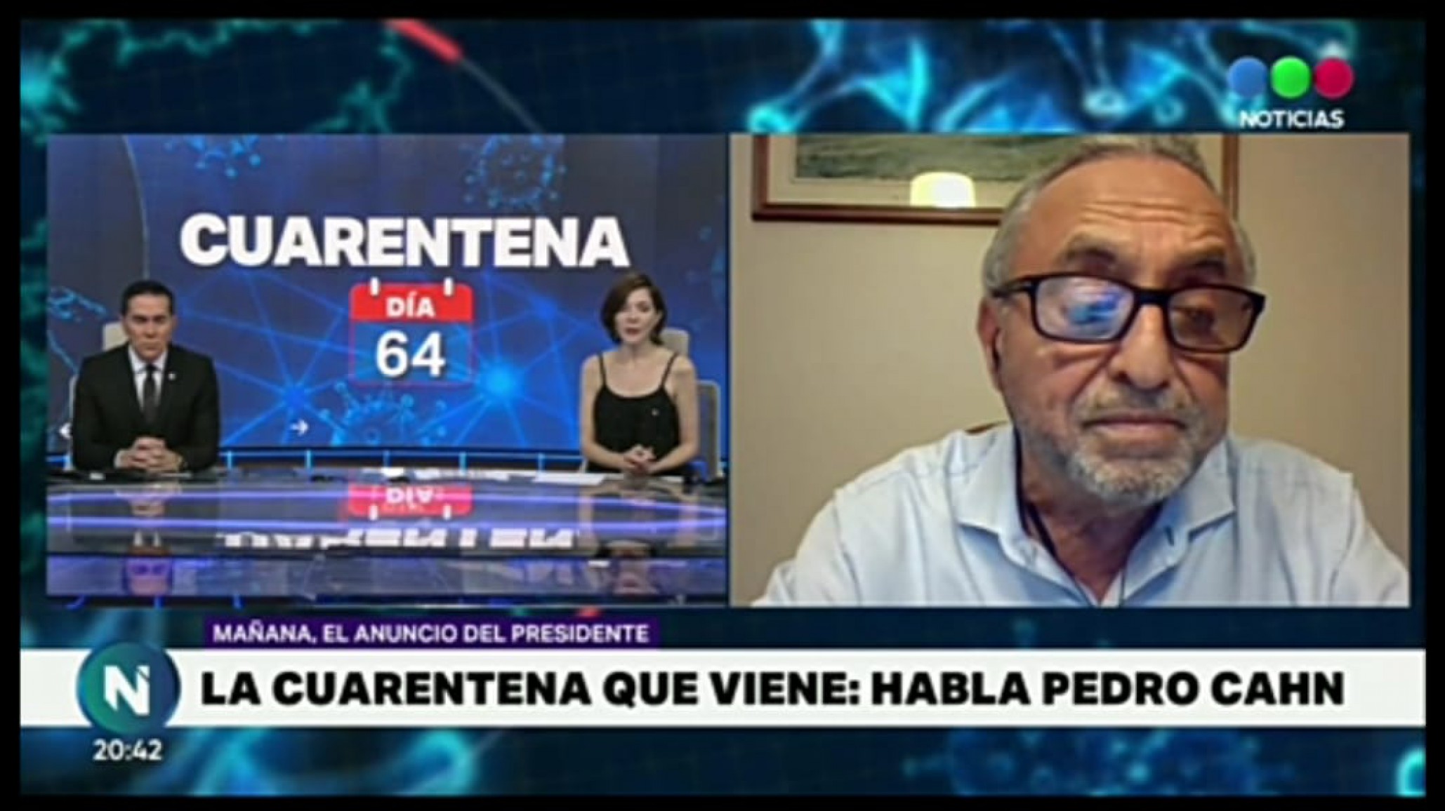 Fuerte cruce entre Cristina Pérez y el doctor Pedro Cahn: ”No van a morir de coronavirus pero van a morir de otra cosa”