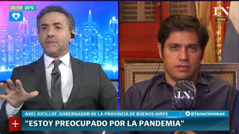 Axel Kicillof sobre Rodríguez Larreta “no estamos peleados”