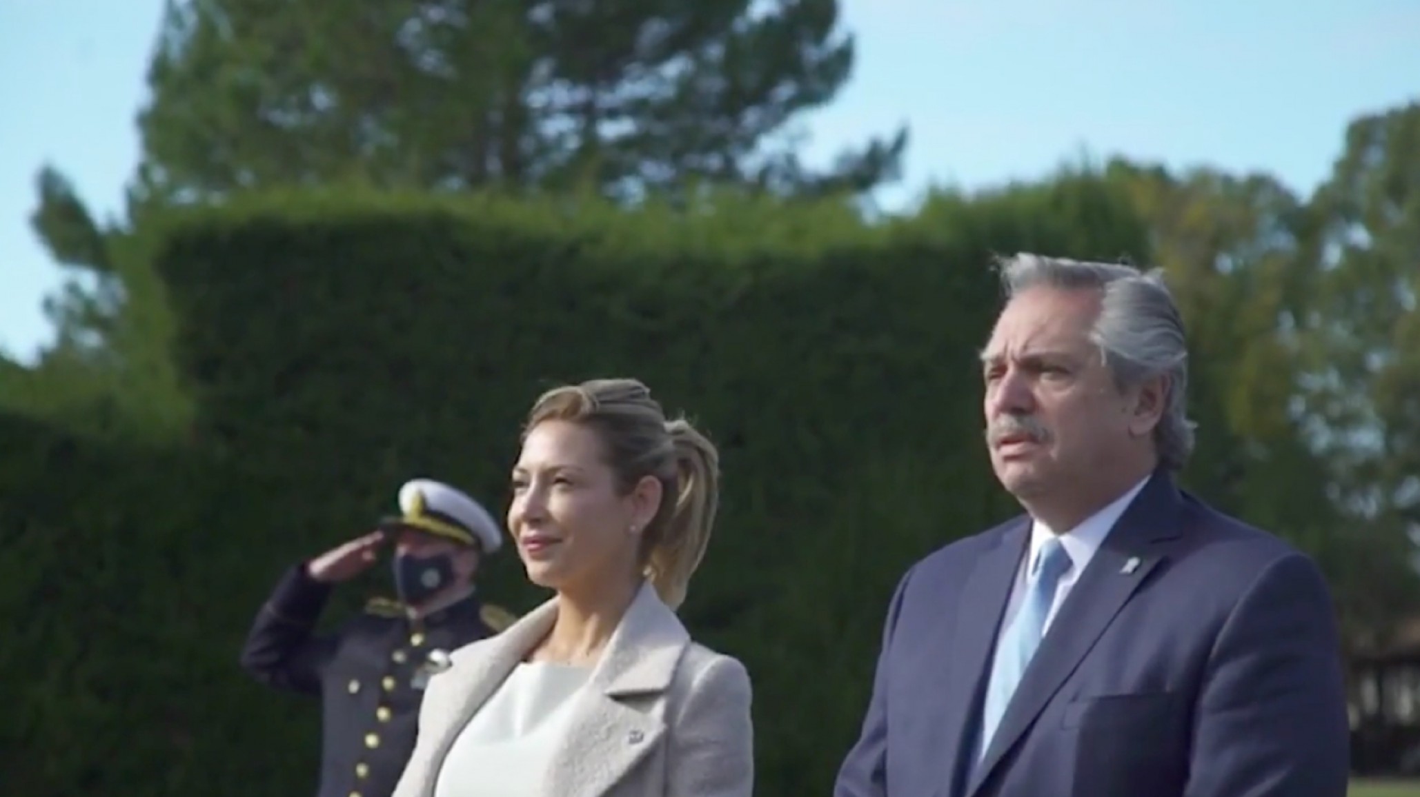 Alberto Fernández participó por primera vez del Tedeum virtual