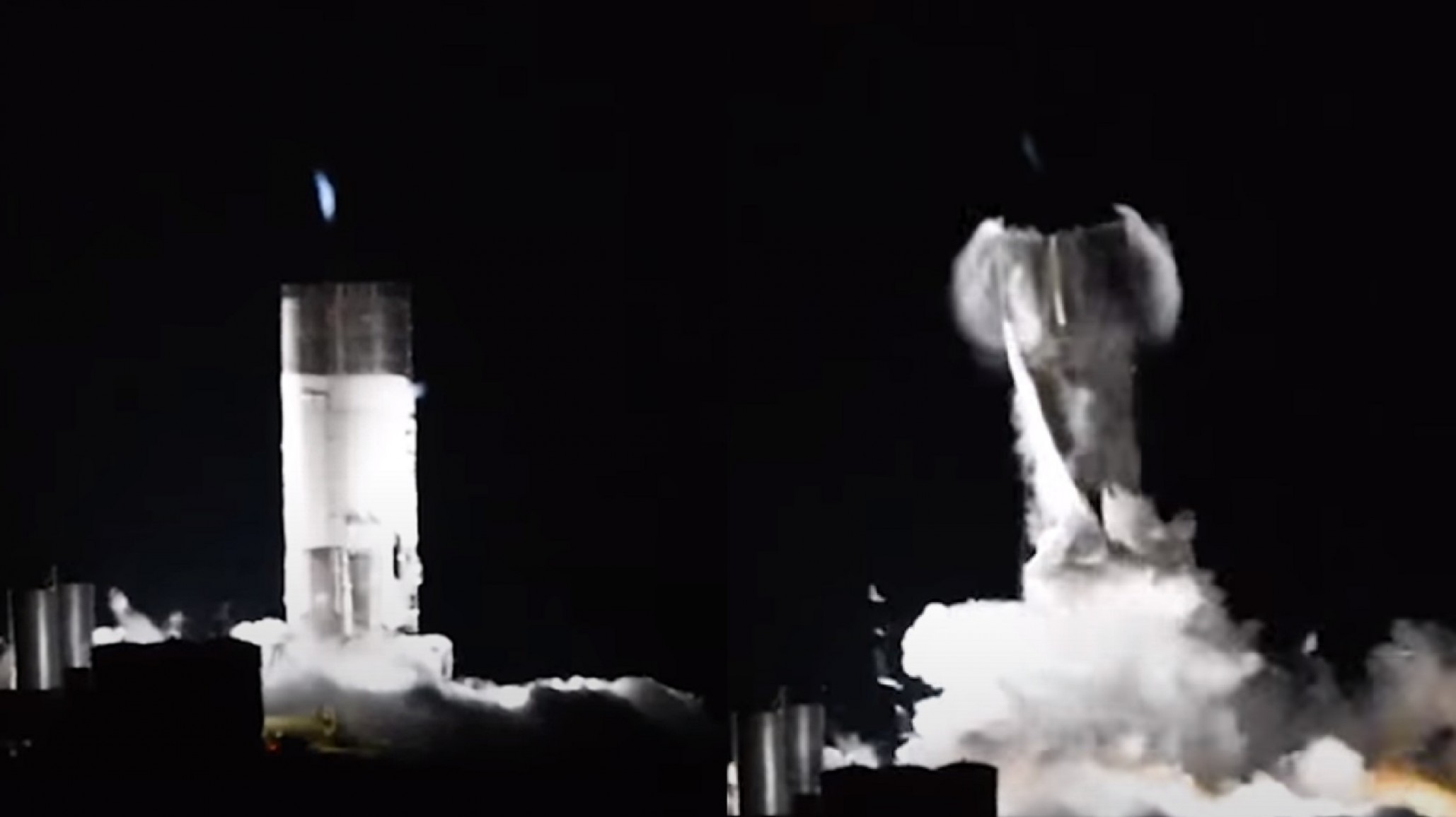 Video: explota la nave de SpaceX durante una prueba