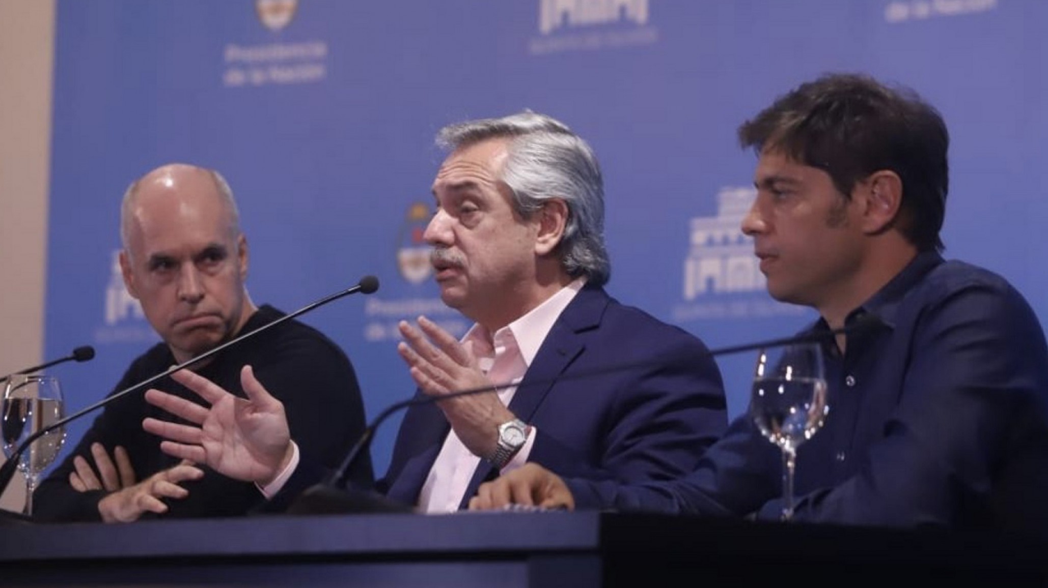 Horacio Rodríguez Larreta destacó el trabajo coordinado con Alberto Fernández y Axel Kicillof