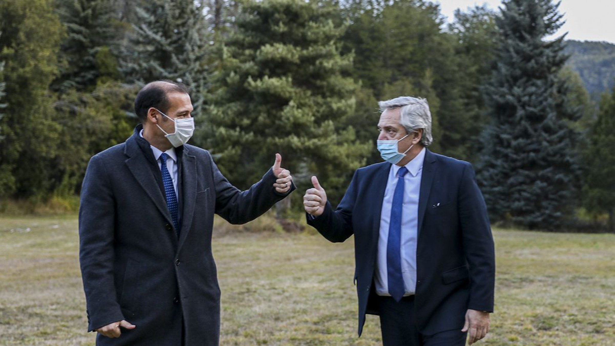 El Gobierno desmintió que Alberto Fernández haya roto protocolos en Neuquén