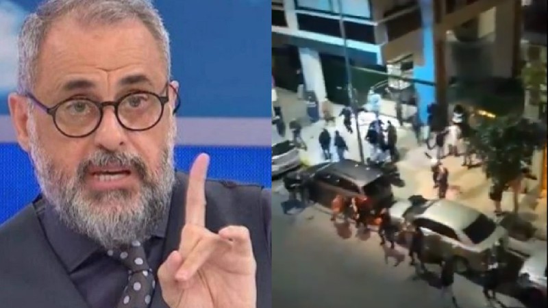 Jorge Rial filoso con los vecinos de Recoleta que se reunieron a bailar en las calles