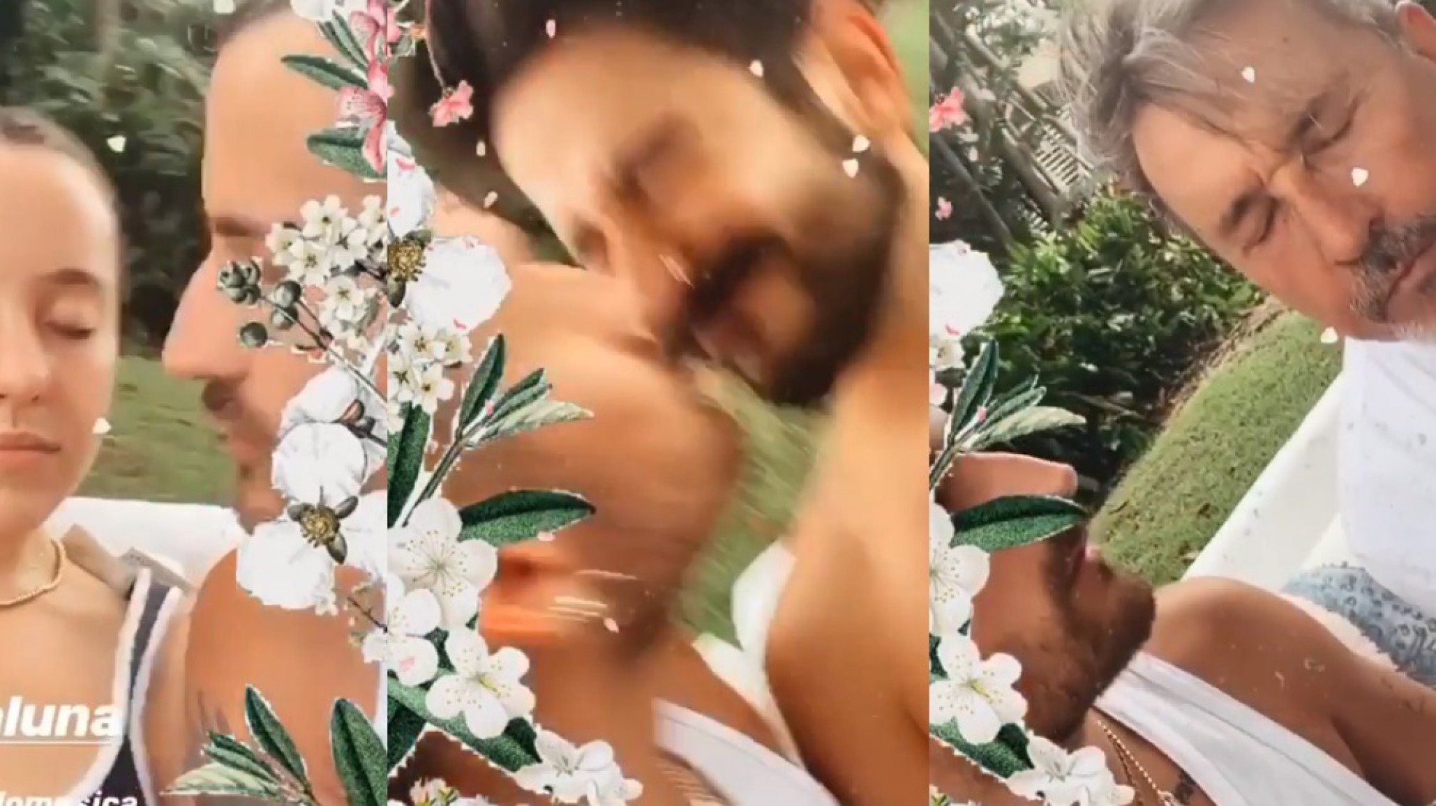 Ricky Montaner besó en la boca a Evaluna, Camilo y a su papá ¿Qué?