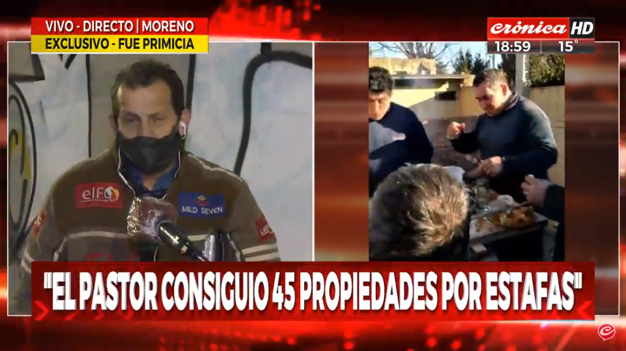Pastor rompió cuarentena haciendo un asado para 25 personas