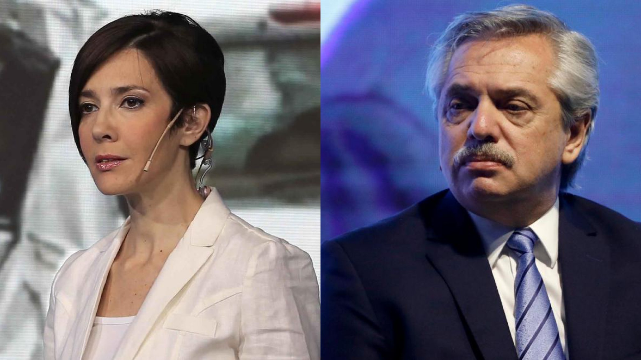 Alberto Fernández y Cristina Pérez tuvieron un fuerte cruce: “Le recomiendo que lea la Constitución”