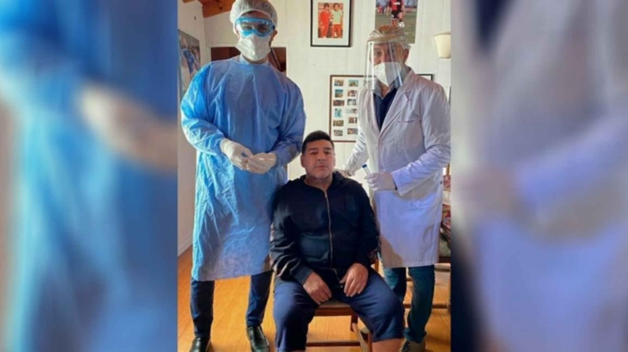 Diego Maradona se hizo el hisopado por coronavirus