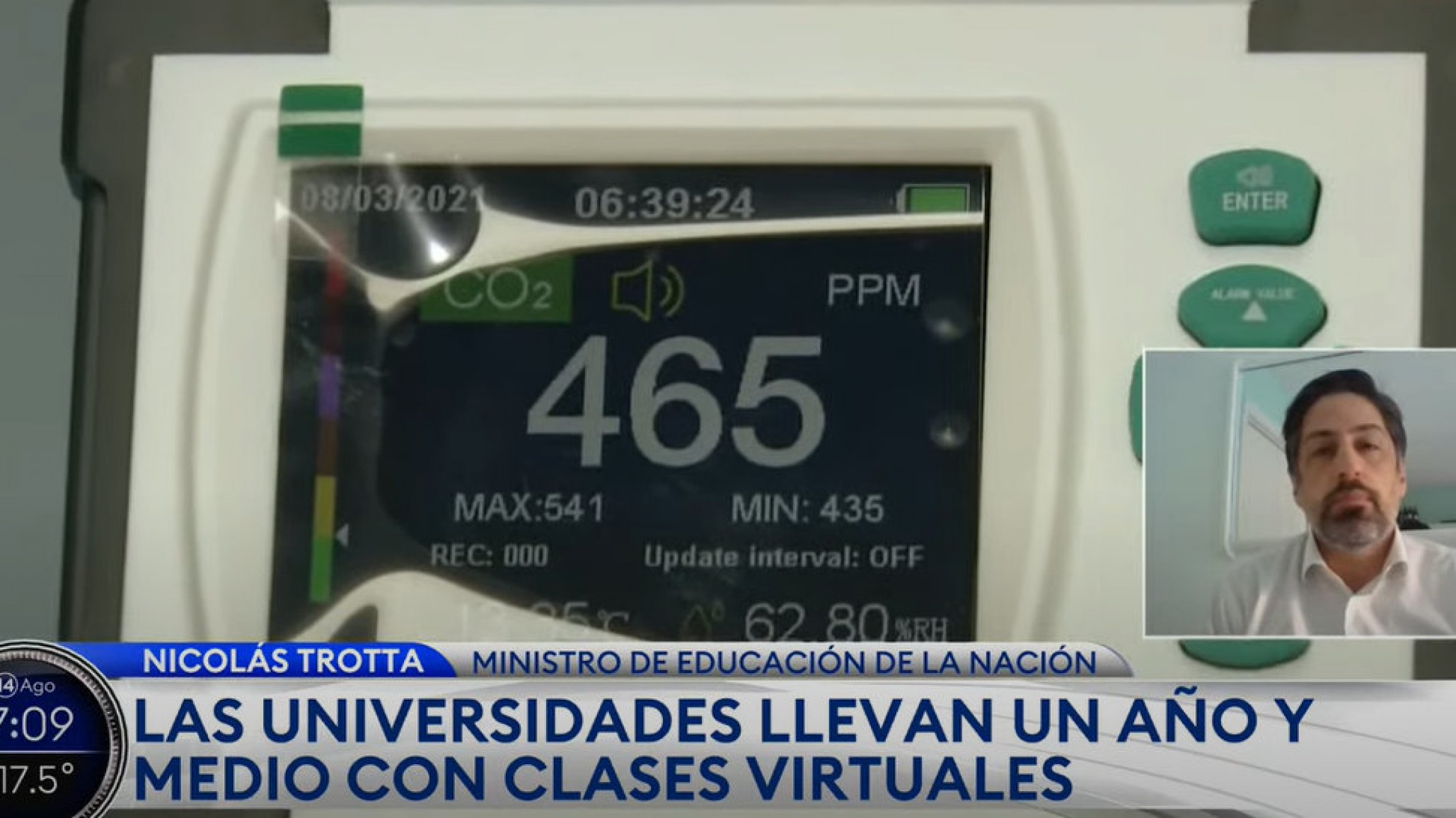 Nicolás Trotta sobre la vuelta a clases presenciales en las universidades ¿Cuándo será?