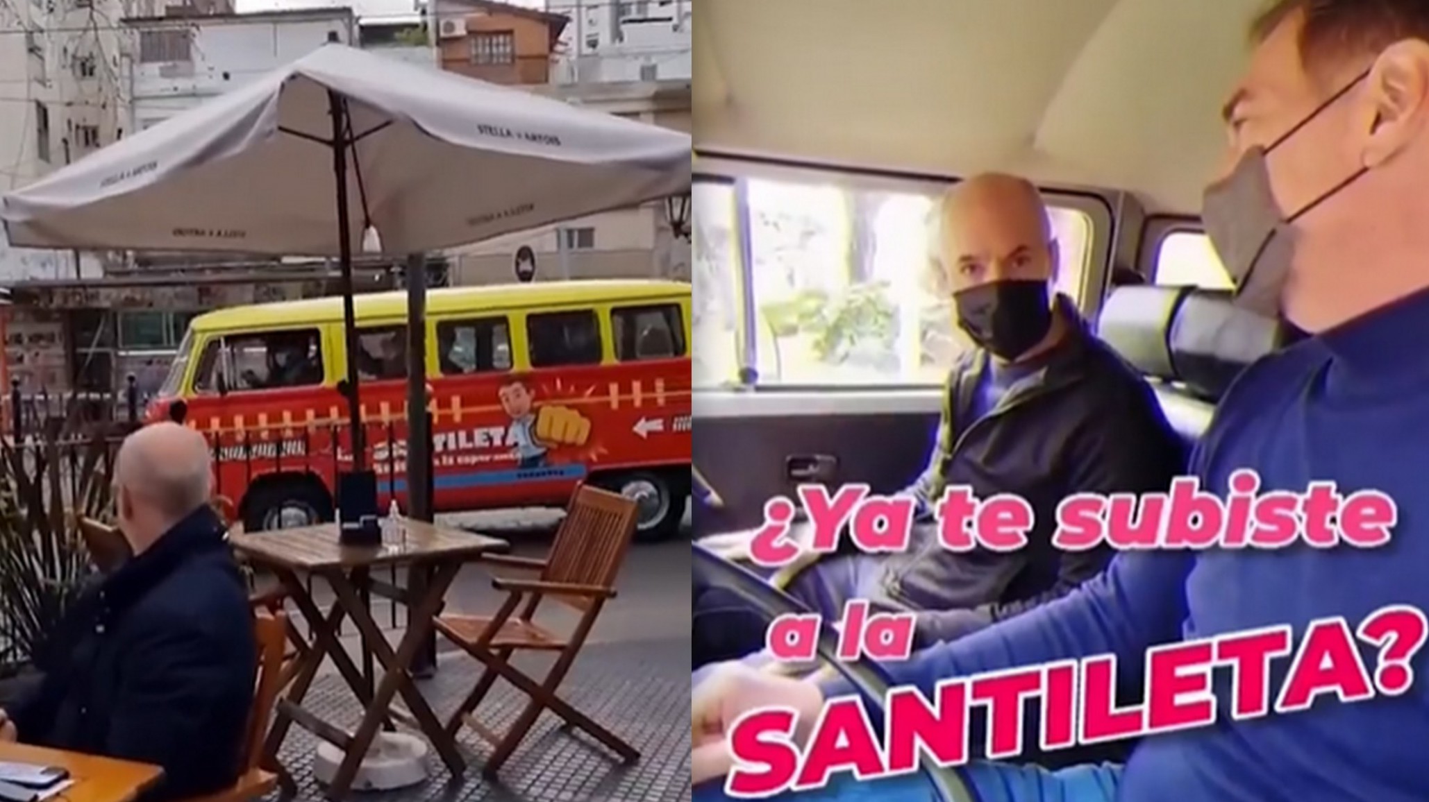 Diego Santilli presentó La Santileta, “duró poco se rompió el embrague”