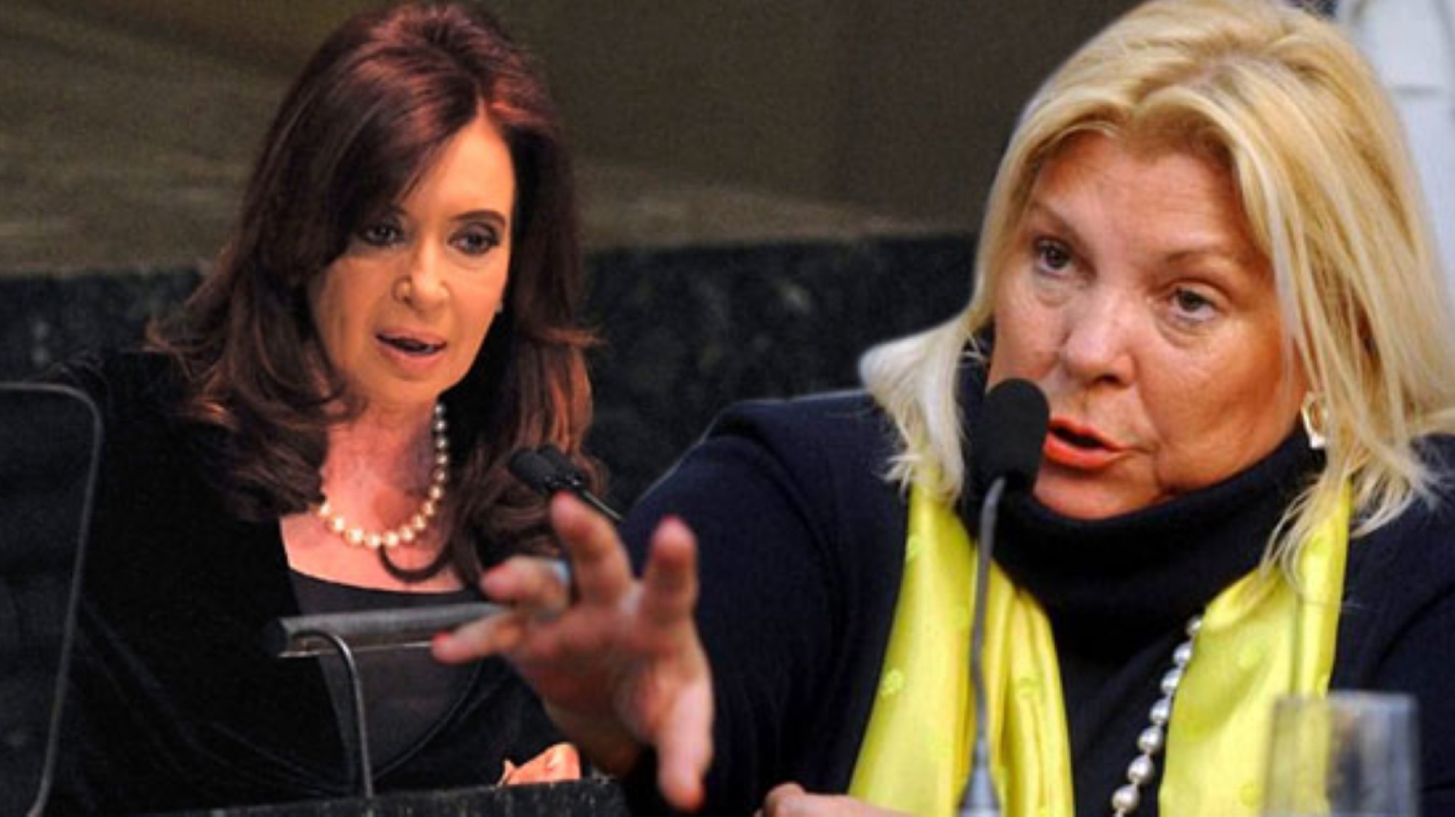 Elisa Carrió acusó a Cristina Kirchner de “hacer golpe de Estado” a Alberto Fernández
