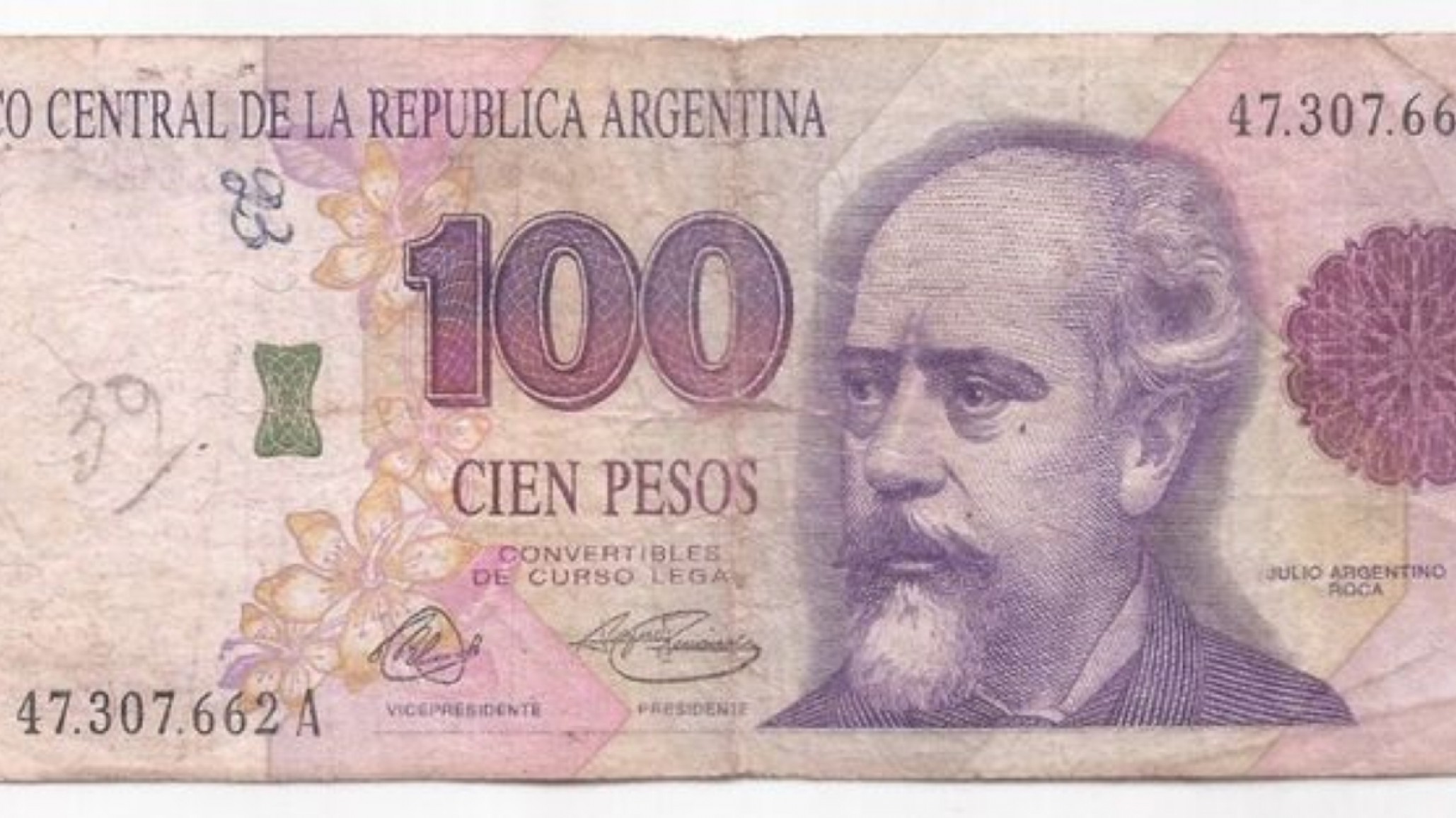 El billete de $100 de Roca se pagaría más de $22.000