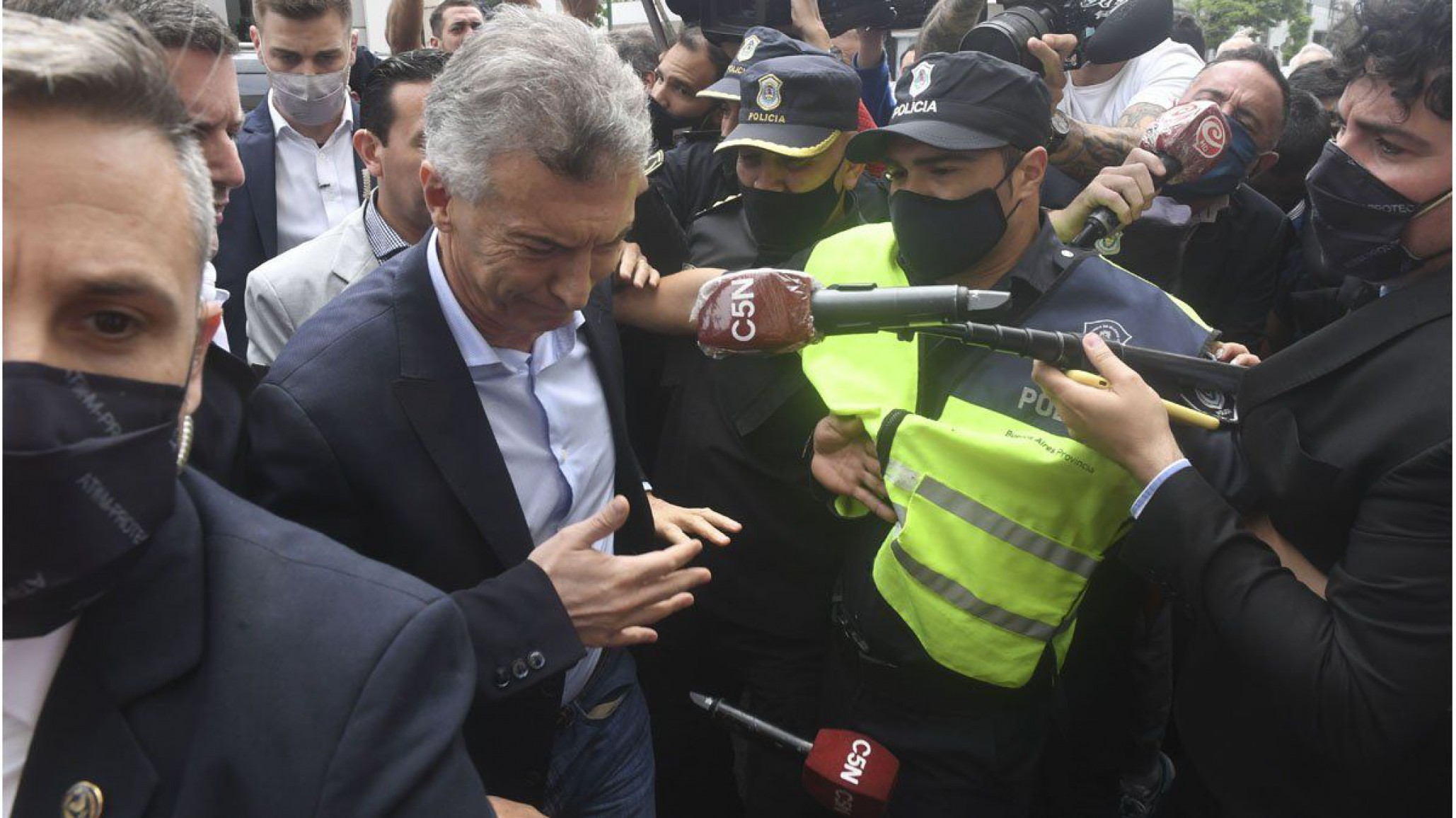Mauricio Macri agredió a un periodista de C5N y pidió perdón: “Mis disculpas”