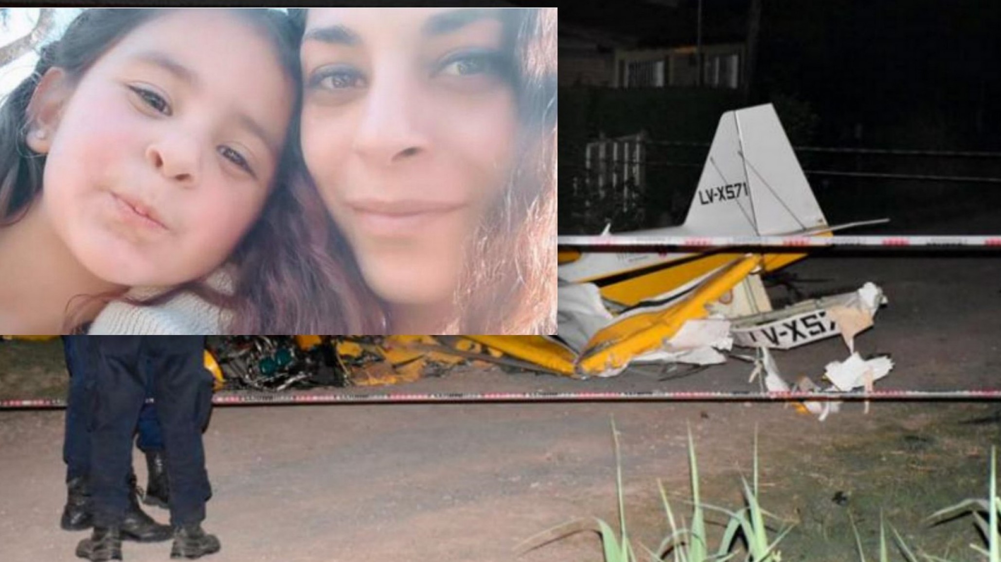 Madre e hija heridas por avioneta necesitan ayuda