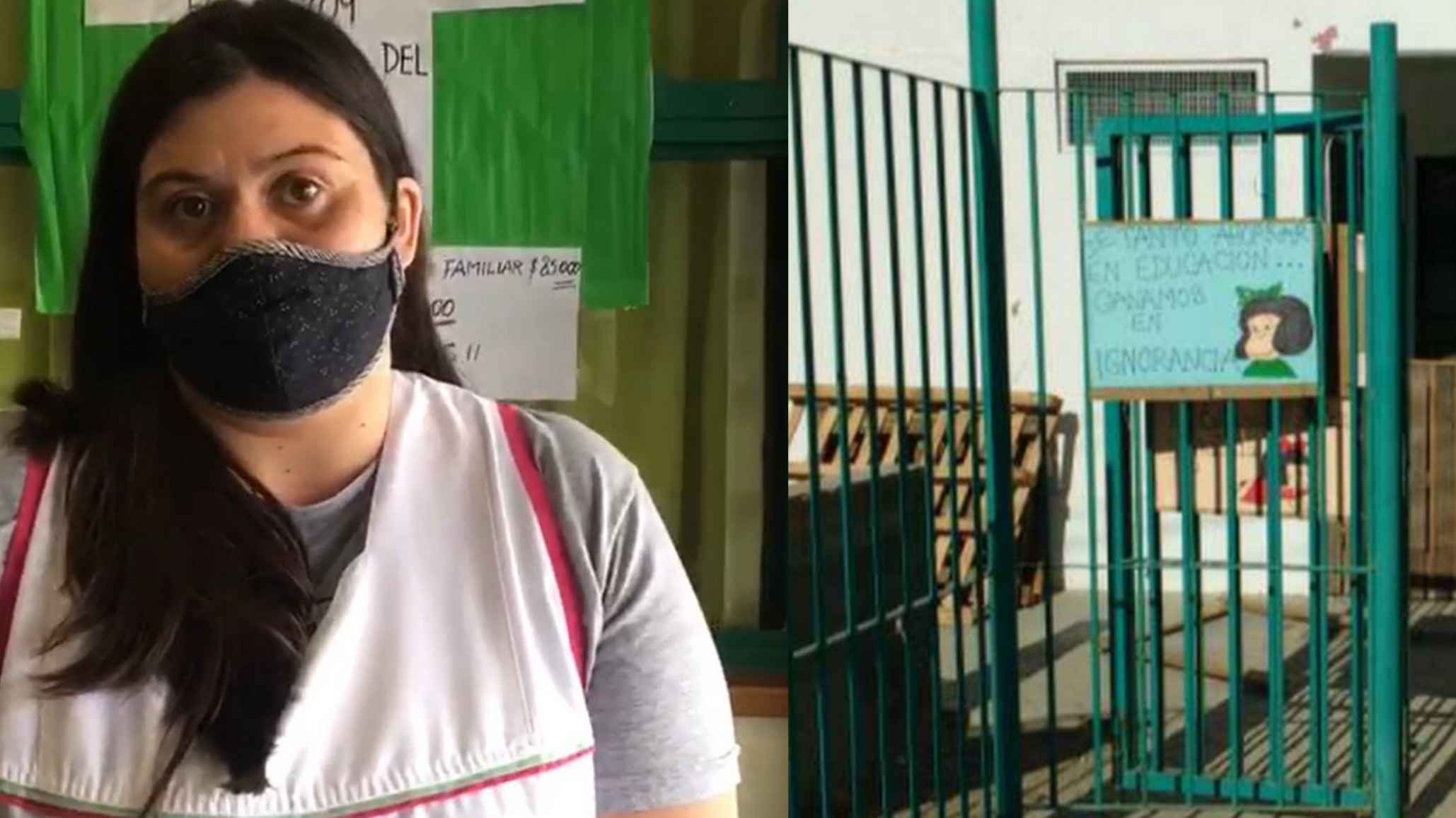 En la escuela 209 están sin clases: “falta calefacción, agua en condiciones y los auxiliares no concurren”