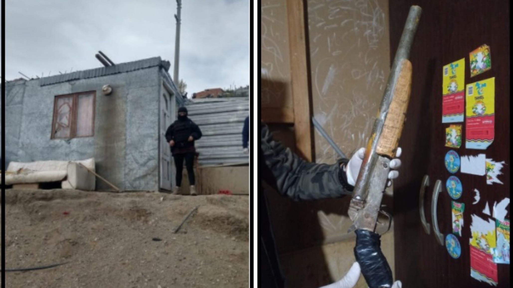 Disparó al aire frente a la casa a su suegra porque la novia no estaba