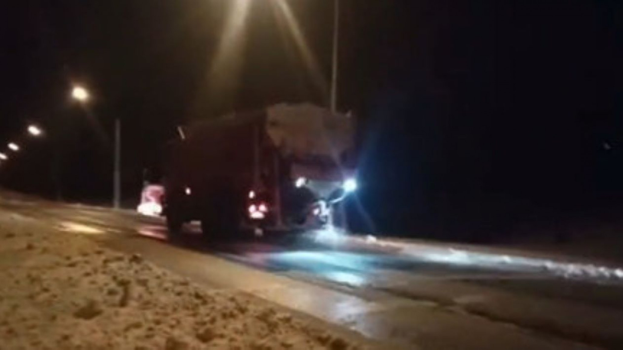 Todas las rutas de Chubut están transitables con precaución: presencia de hielo y fuertes heladas en varios tramos