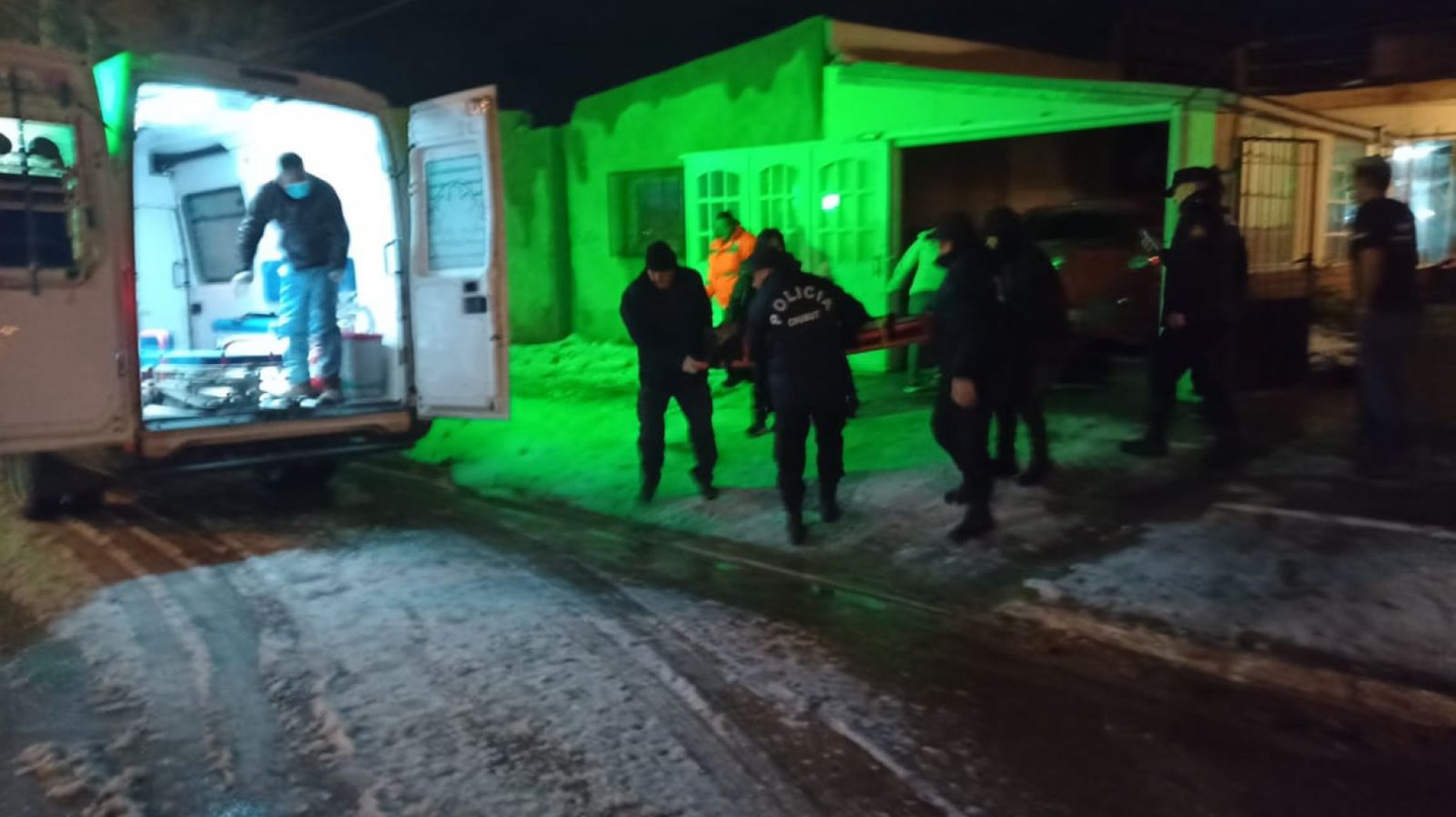 Murió el hombre que atropellaron en la nevada en Comodoro