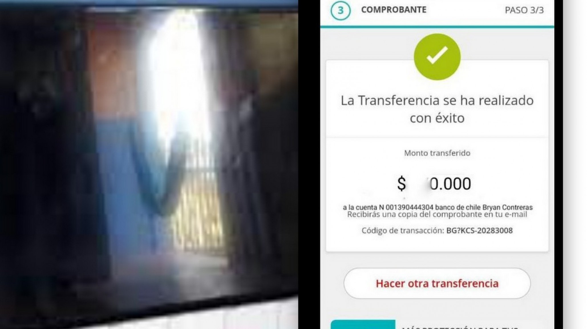 Publicó por Facebook un TV, pactó entrega y lo estafaron con comprobante falso