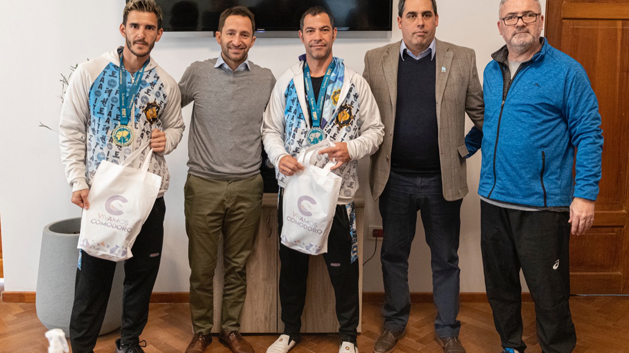 Issa Pfister: “es un orgullo recibir a Hugo y Leandro, representaron a Comodoro en un mundial?