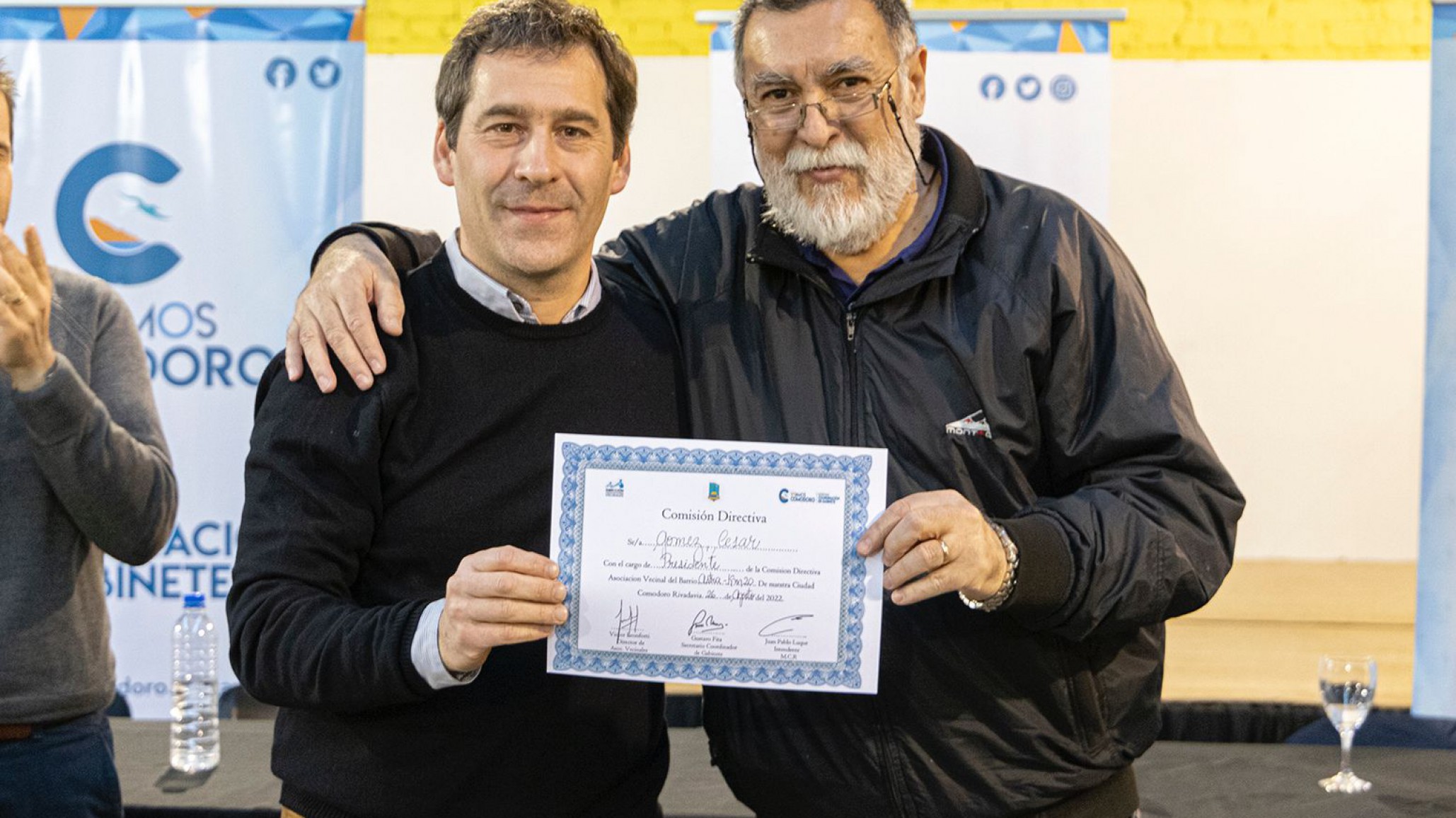 Luque en Astra: “intentamos tener un trabajo de ida y vuelta permanente con sus vecinalistas”