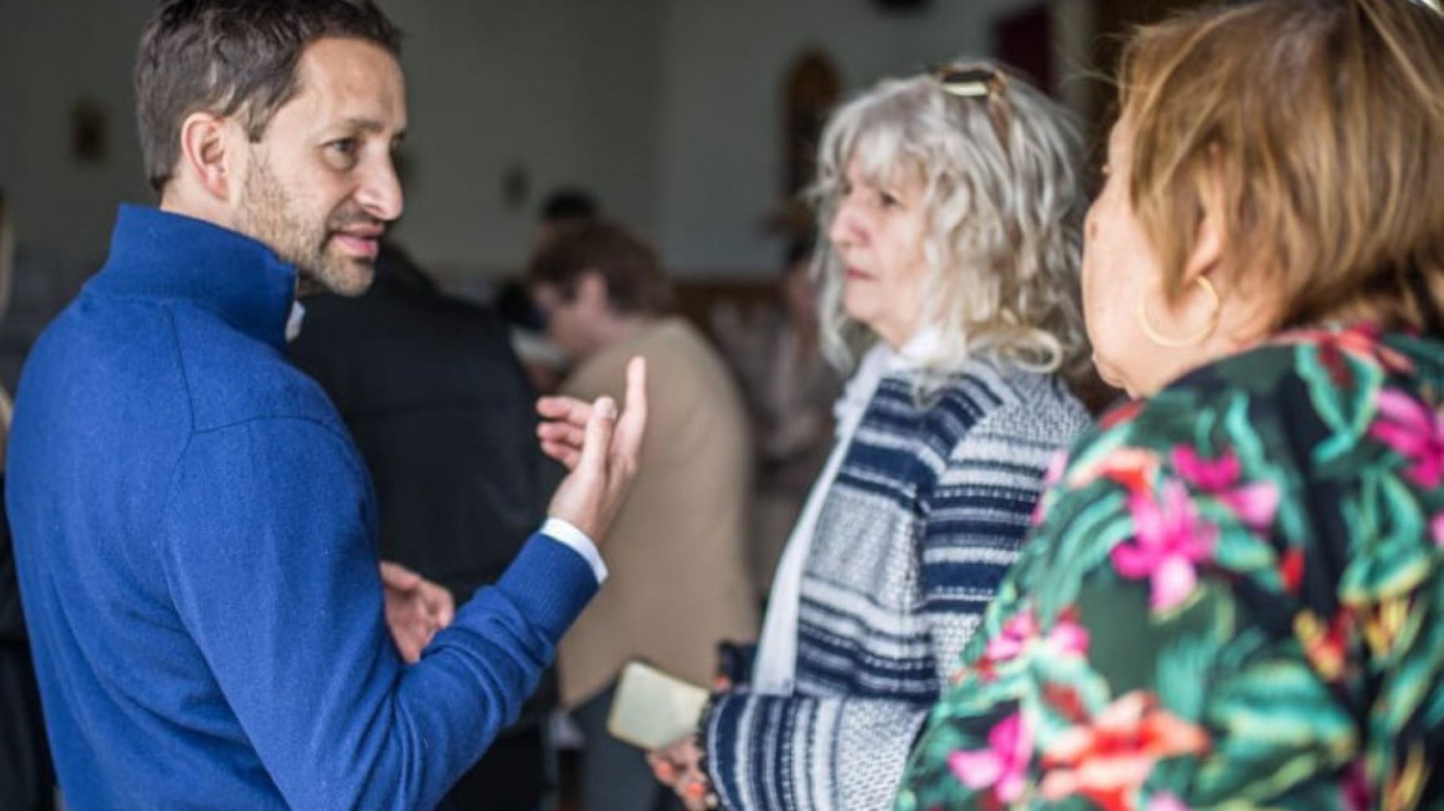 Issa Pfister: “construiremos un espacio para la contención en la Iglesia Stella Maris de Caleta Córdova”